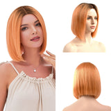 100% Remy Human Hair Lace Front Bob Wig
