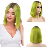 100% Remy Human Hair Lace Front Bob Wig