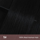 Vlasy 3pcs/set Clip in Extensions 100% Real Human Hair Jet Black (1#)