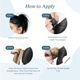 Drawstring Human Hair Ponytail Extension Brazilian Remy Hair Instant Volume Ponytail
