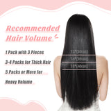 Vlasy 3pcs/set Clip in Extensions 100% Real Human Hair Light Blond (60A#)