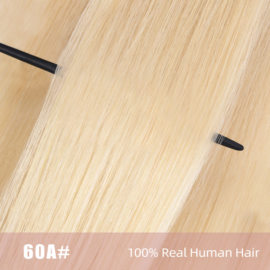 Vlasy 3Pcs/Set Clip In Hair Extensions 100% Real Hair Clip In Wig 12-16 Inch