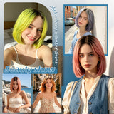 100% Remy Human Hair Lace Front Bob Wig