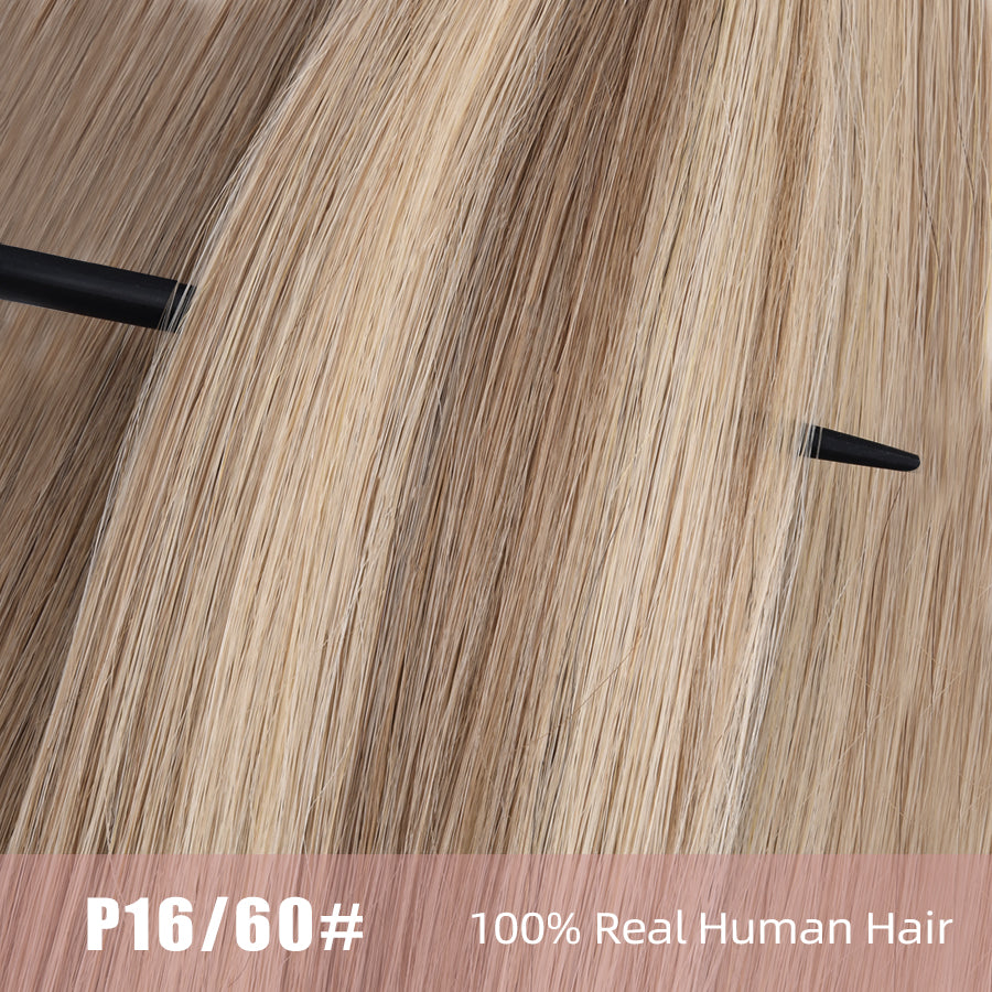 Vlasy 7 Pcs Clip In Hair Extensions Straight Hair Wig Extensions For Women 12-16 Inch